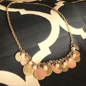 Gold Pearl Necklace
